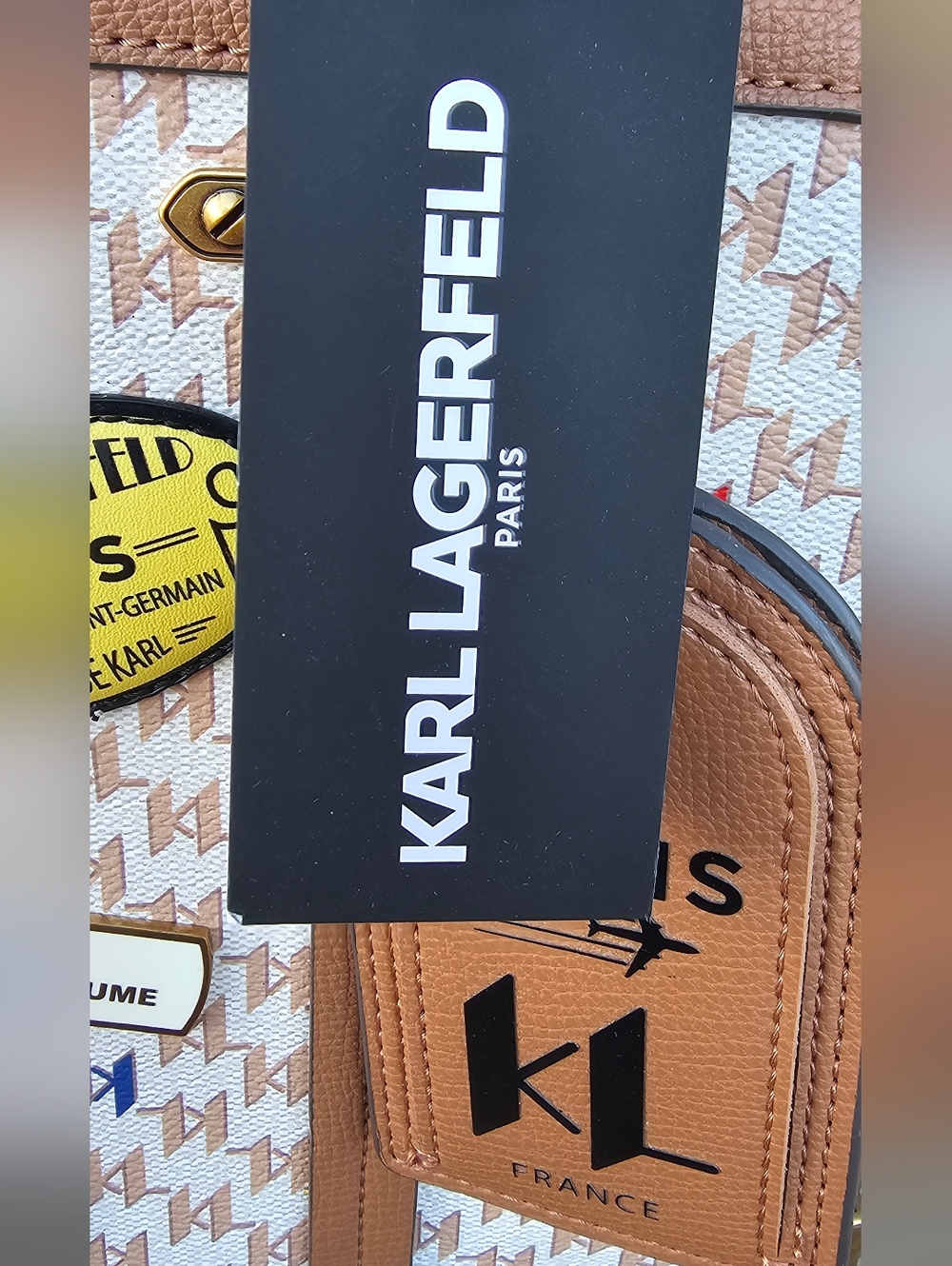 Karl Lagerfeld Paris Marselle Satchel - Picture 7 of 10